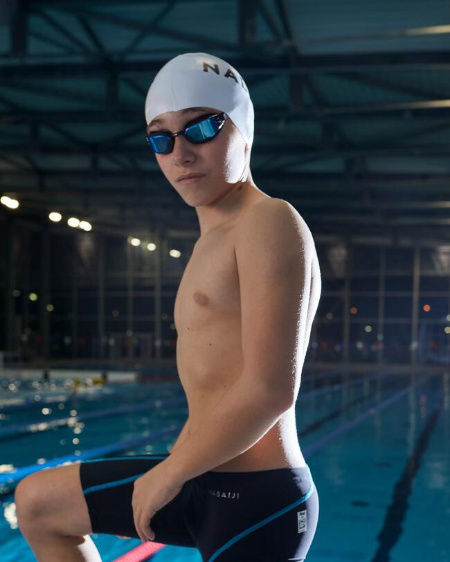 LUNETTES DE NATATION 900 B-FAST VERRES MIROIRS BLEU