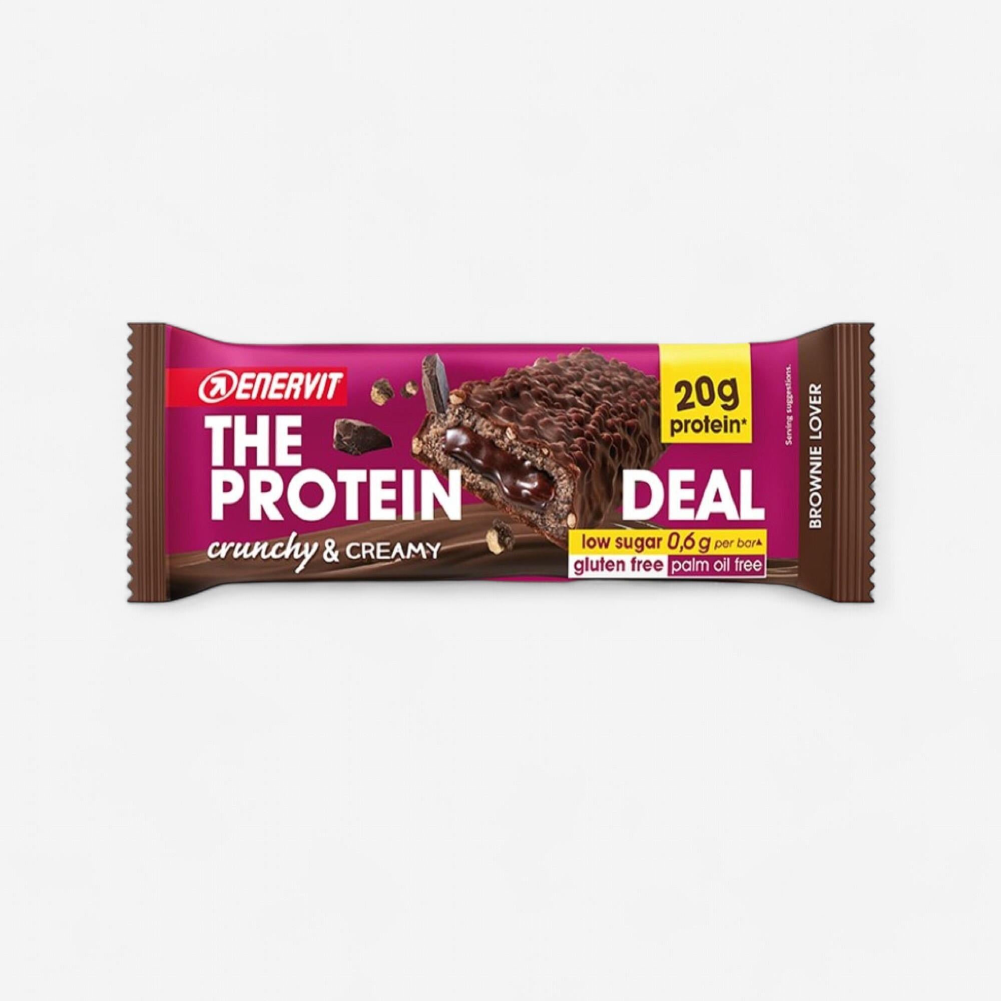 ENERVIT Barretta proteica low sugar The Protein Deal Brownie Lover Enervit