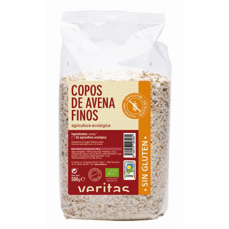 Copos finos de avena Integral Sin Gluten ECO 500g Veritas