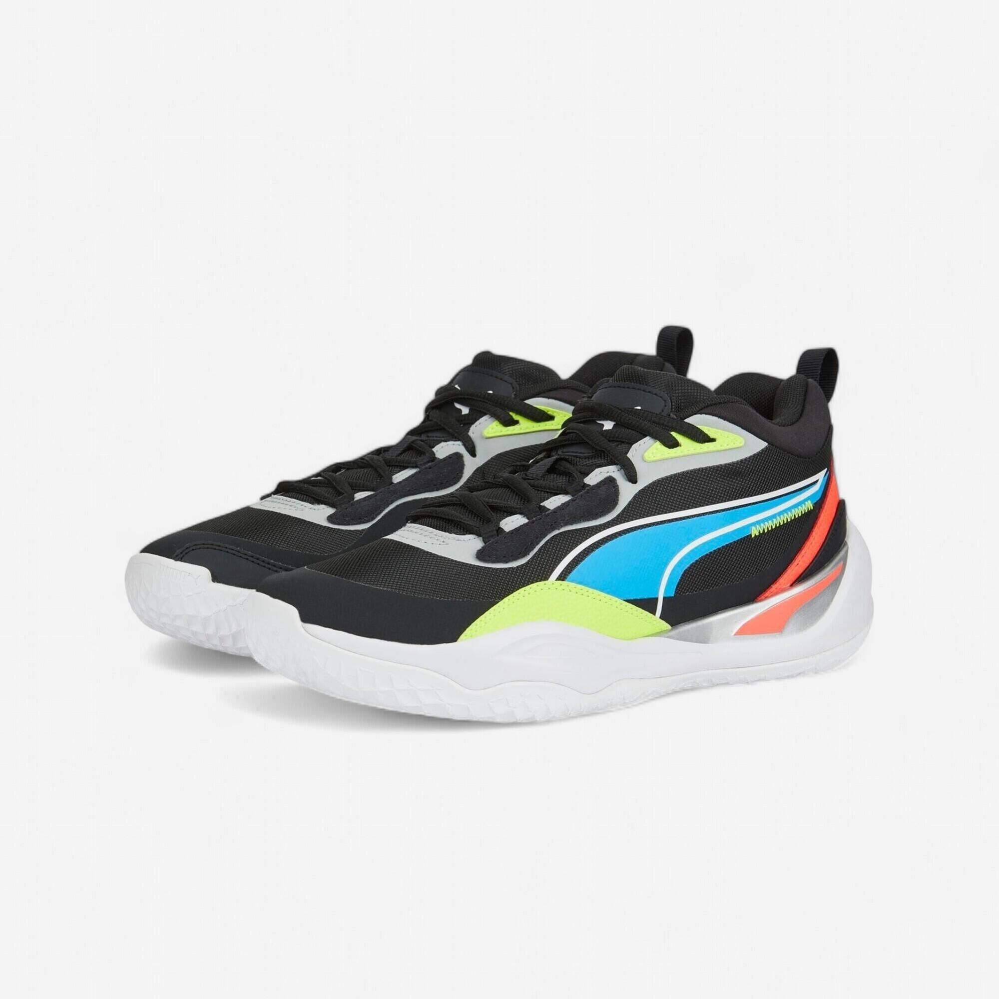 PUMA Men's Basketball Shoes Playmaker Pro Jet - Lime/Black