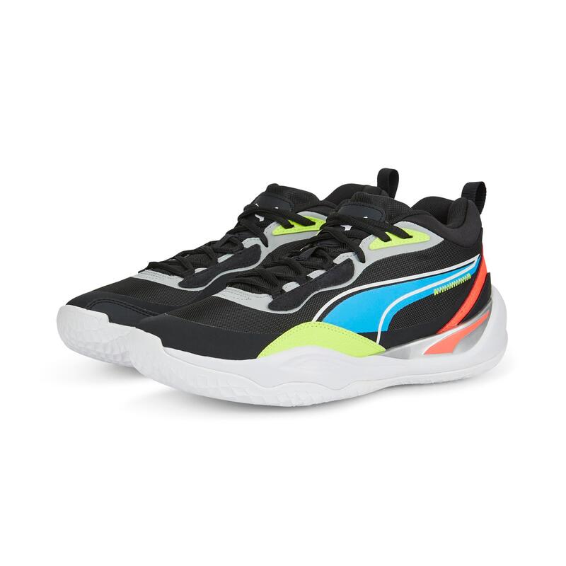 Chaussures de Basketball Homme - PUMA PLAYMAKER PRO JET LIME Noir