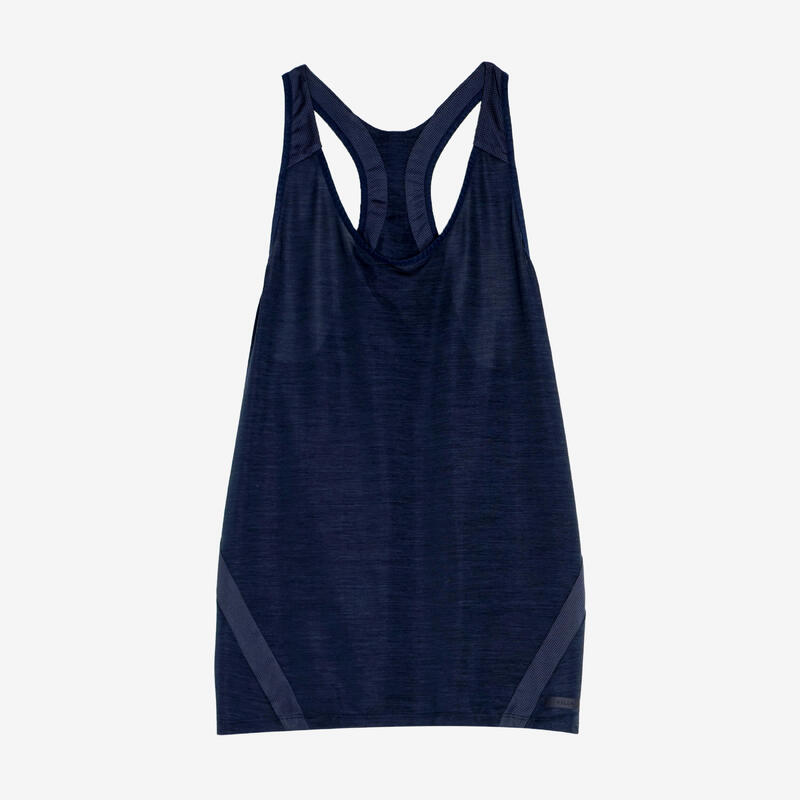 Débardeur running léger femme - Light bleu foncé