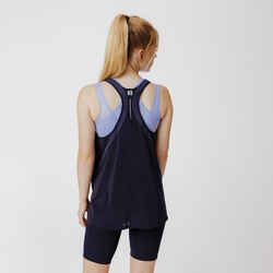 Women's Running Lightweight Tank Top Light - dark blue