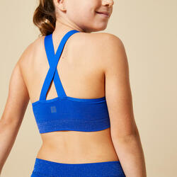 BRASSIERE FILLE NOIRE 580 GYM