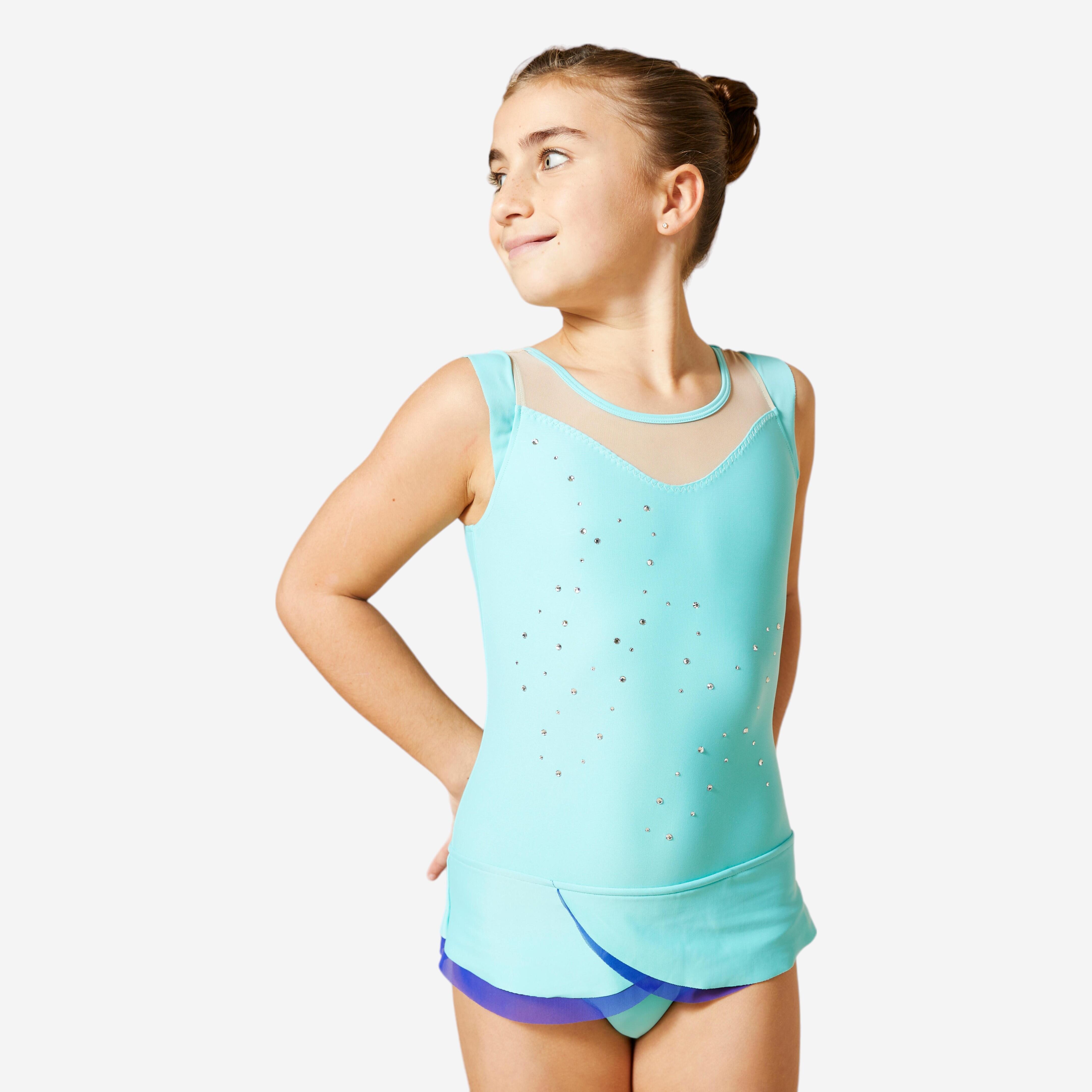 Orange rhythmic gymnastics leotard | Champion Leotards