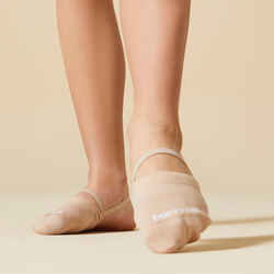 Adult Rhythmic Gymnastics Toe Shoe Socks - Beige