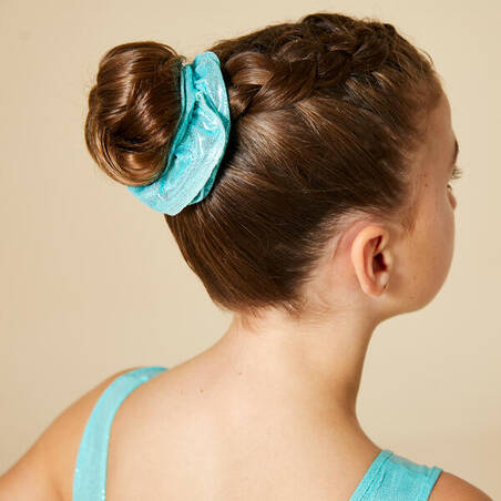 Scrunchie Senam Anak Perempuan - Turquoise