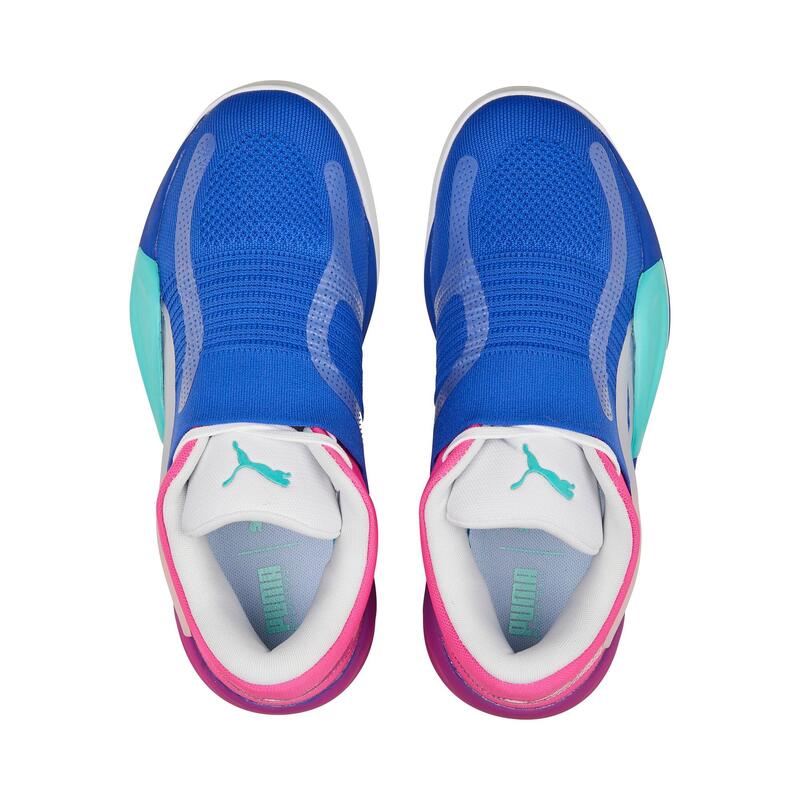 Herren Basketballschuhe - Puma Rise Nitro blau/rosa