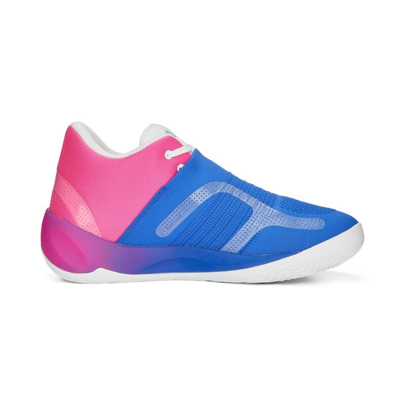 Pánské basketbalové boty Puma Rise Nitro modro-růžové 