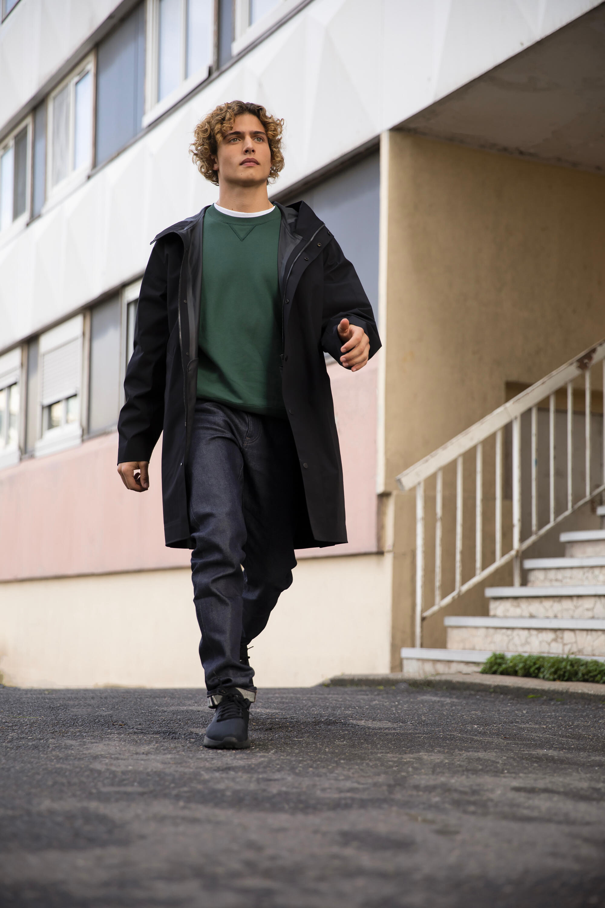 Chaussures de marche homme - Be Dry Noir 11/11