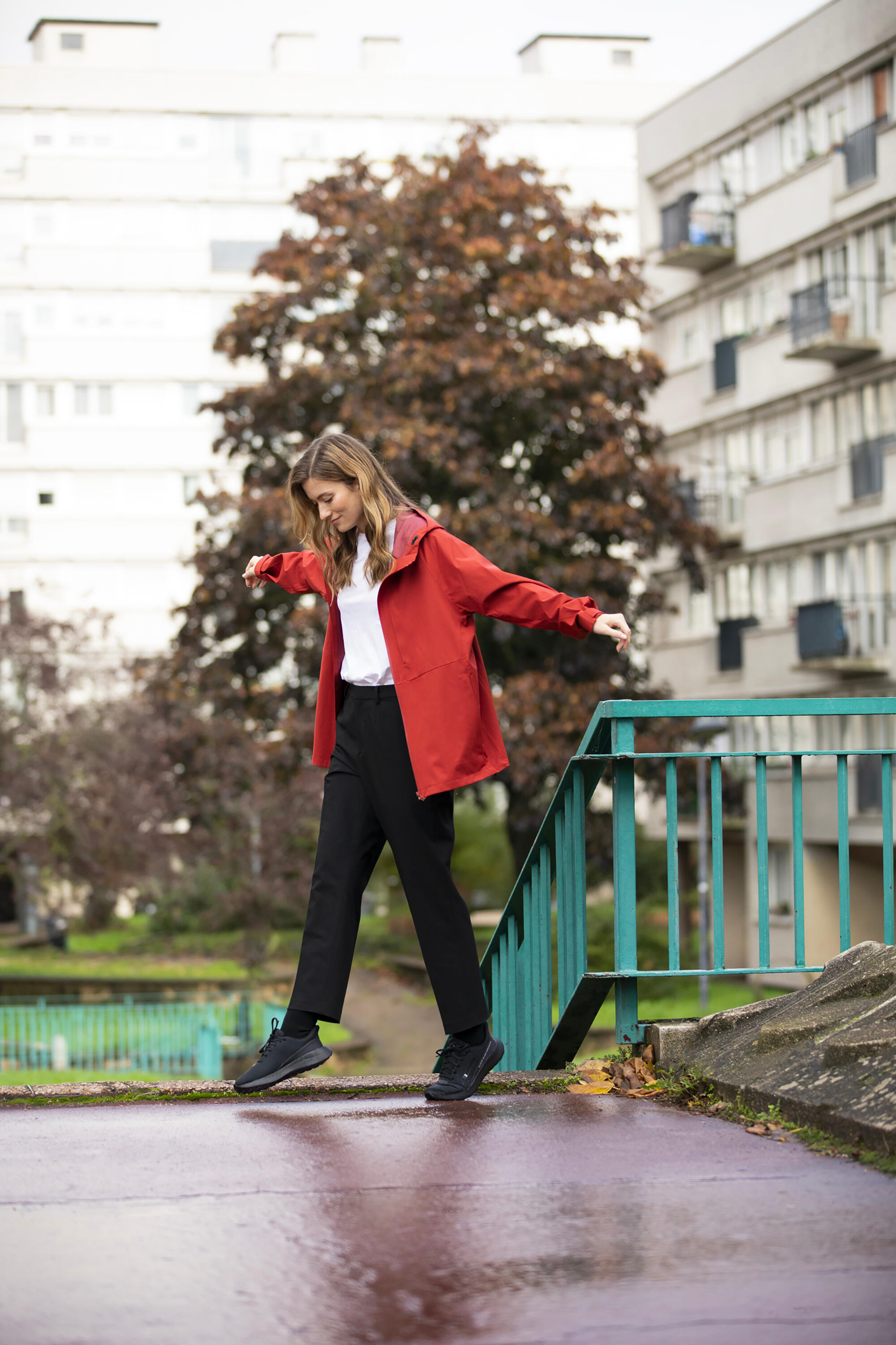 Chaussures de marche femme - Be Dry noir 10/14