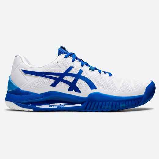 
      Men's Multicourt Tennis Shoes Gel Resolution 8 - White/Blue
  