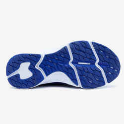 AT Flex Run children's running shoes with laces - bright blue and sky blue