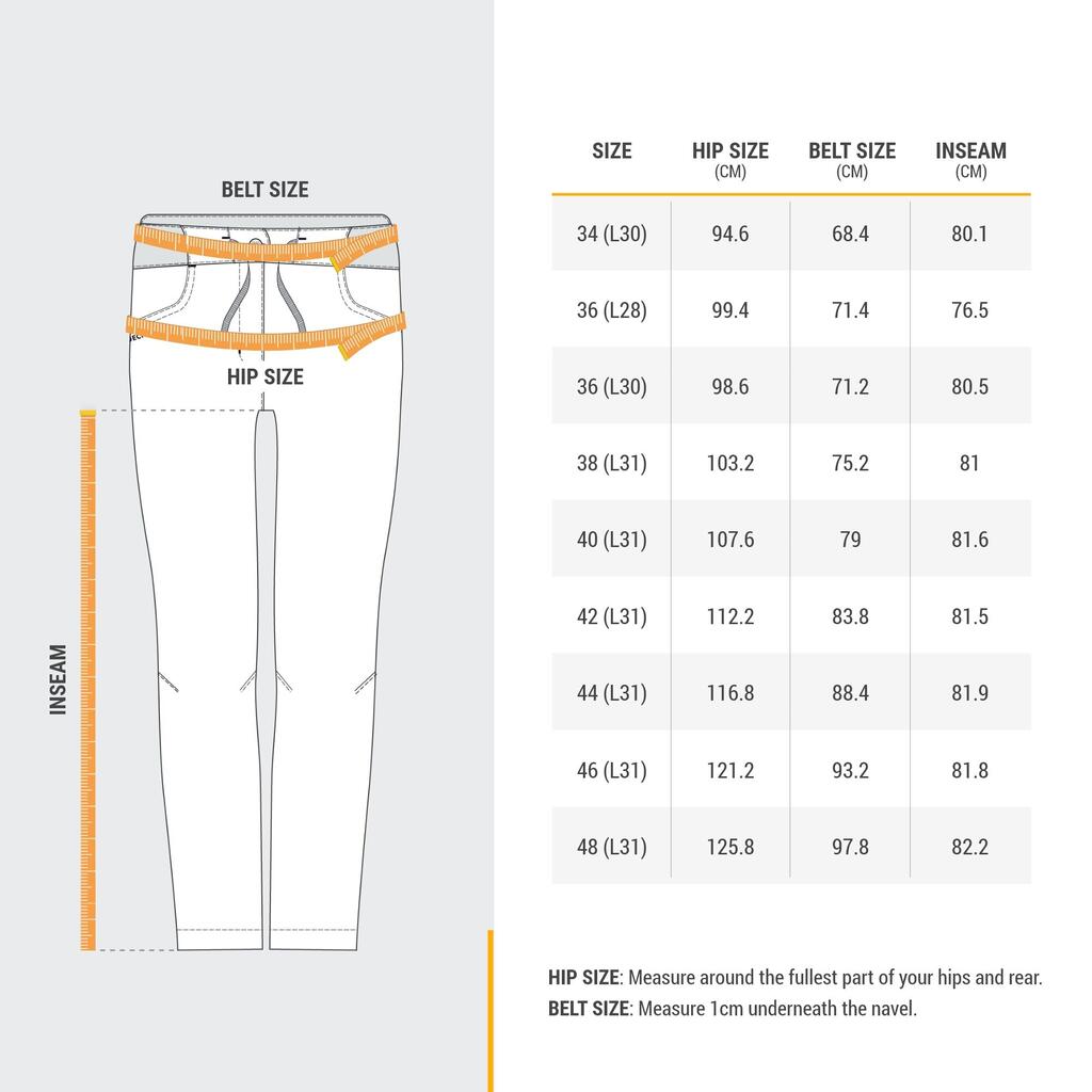 PANTALÓN CÁLIDO PERLANTE DE SENDERISMO MUJER SH100