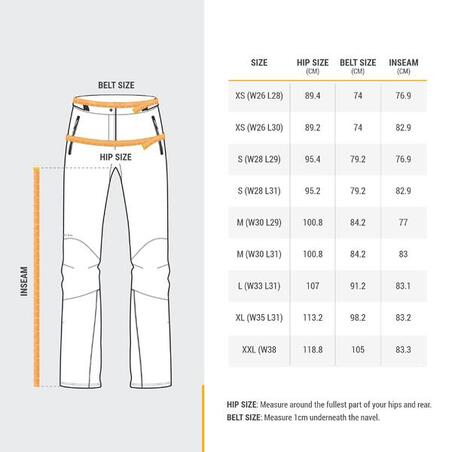 Брюки теплые водоотталкивающие для зимних походов женские SH900 WARM