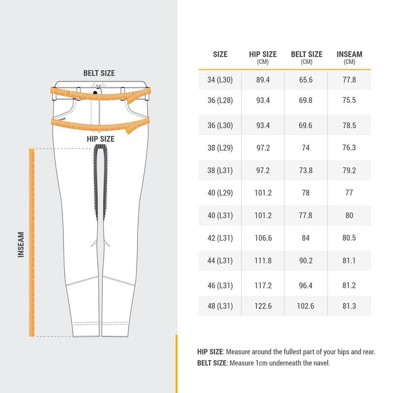 WARME WATERAFSTOTENDE WANDELBROEK VOOR DAMES SH500