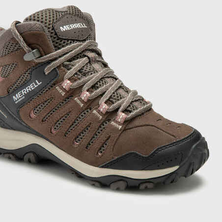 Hiking shoes - MERRELL CROSSLANDER MID WATERPROOF - women
