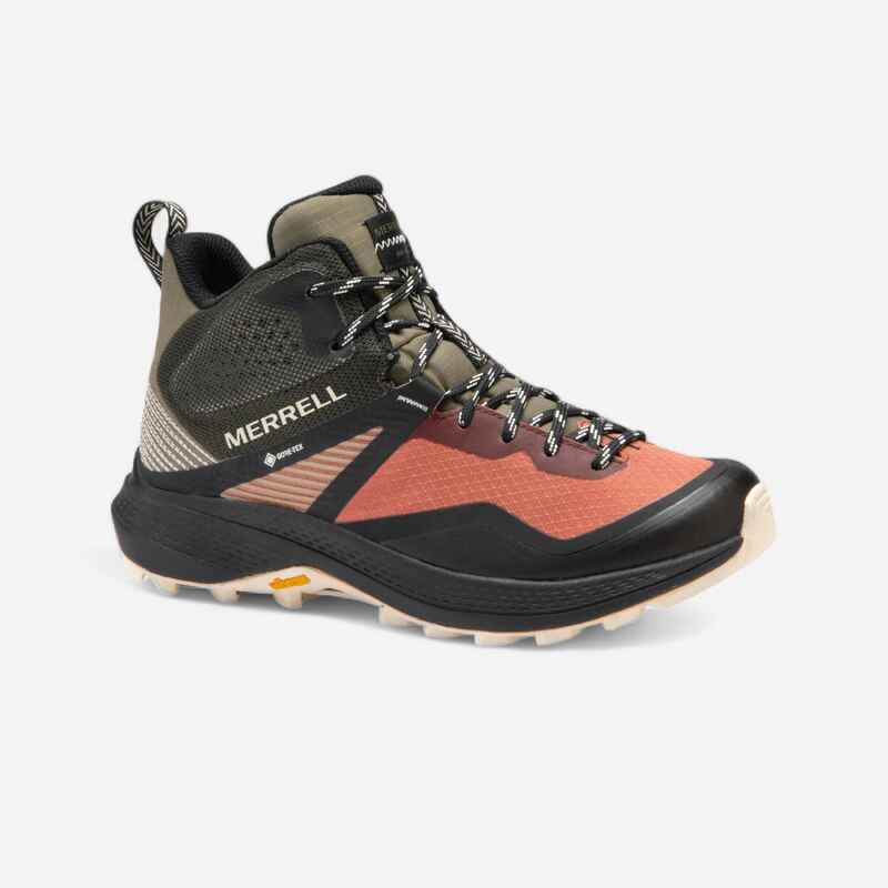 Wanderschuhe Damen wasserdicht halbhoch Bergwandern - Merrell MQM GTX