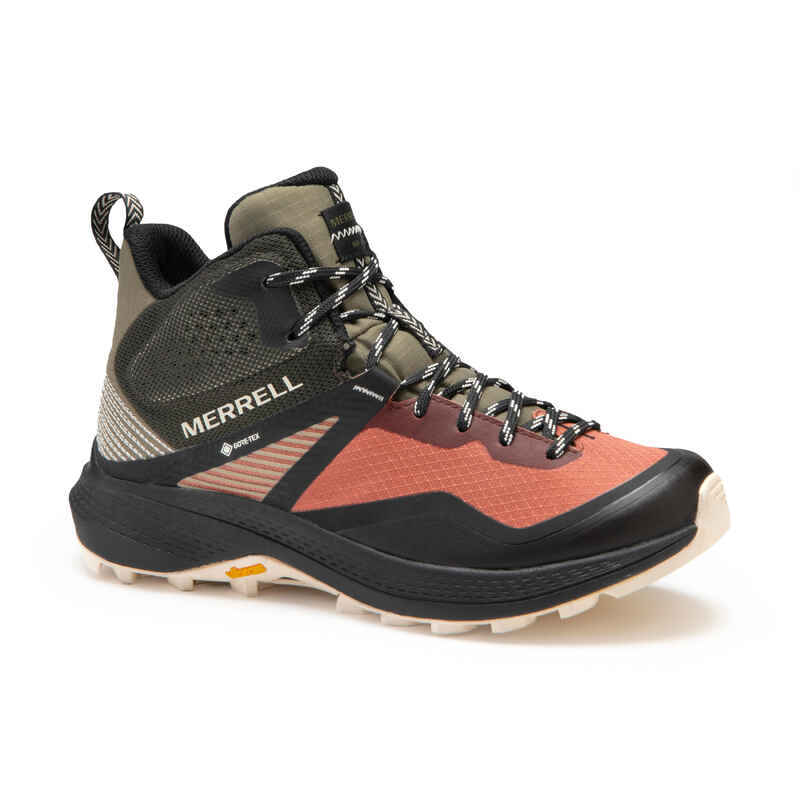 WATERPROOF MOUNTAIN WALKING SHOES - MERRELL MQM MID GTX - WOMEN