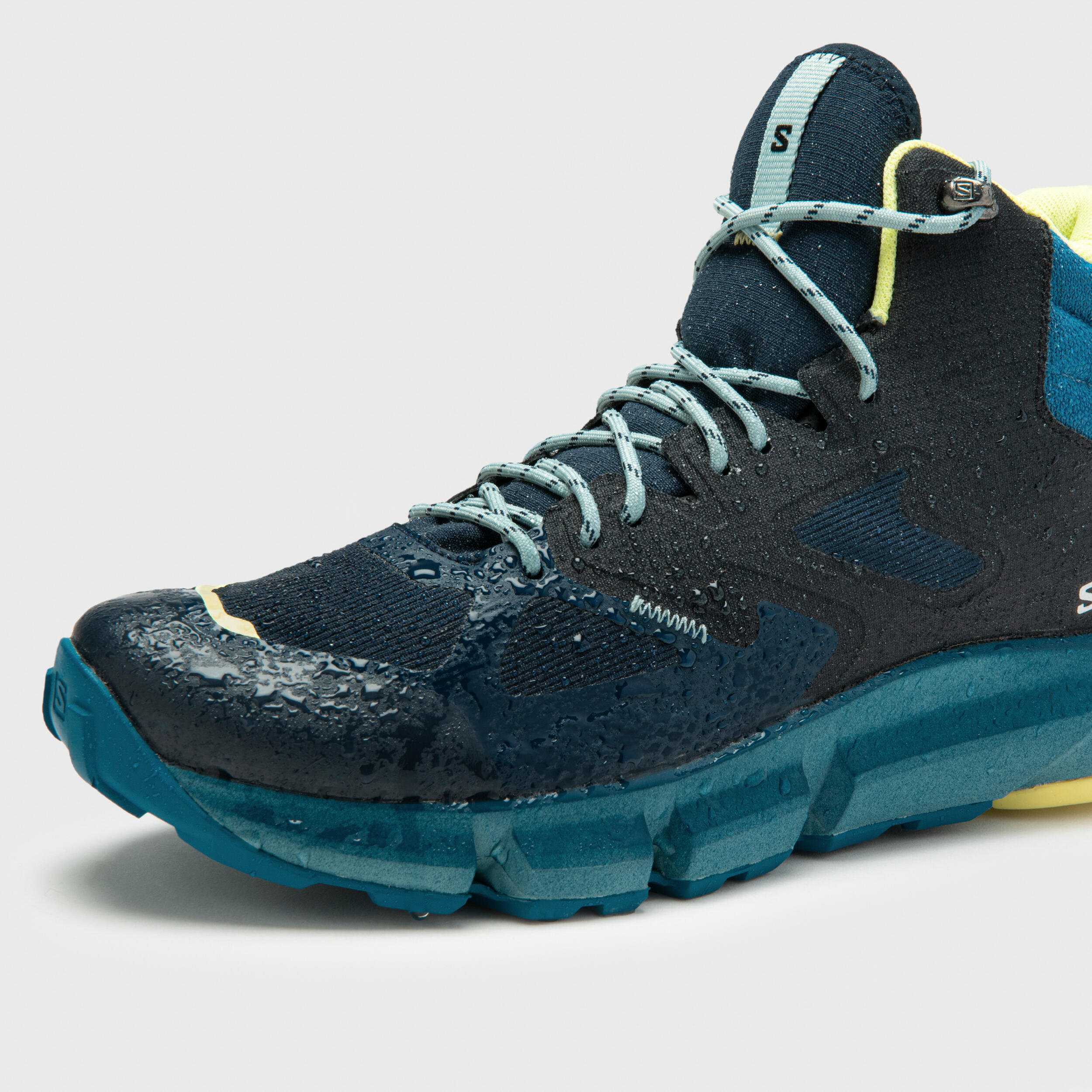 MEN'S MOUNTAIN HIKING SHOES PREDICT HIKE GORETEX MID SALOMON Decathlon