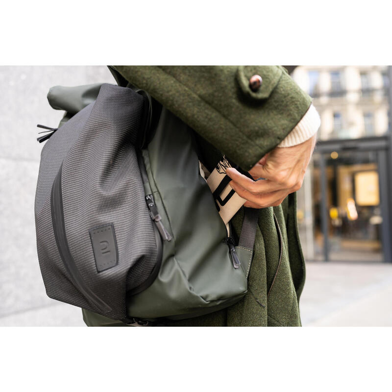 Zaino camminata urbana ACTIV MBLTY BROOKLYN 27L + LUNCH BOX verde militare 