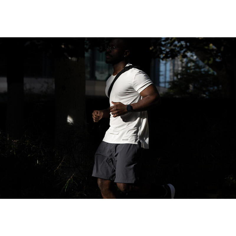Pantaloncini running uomo DRY 900 grigi
