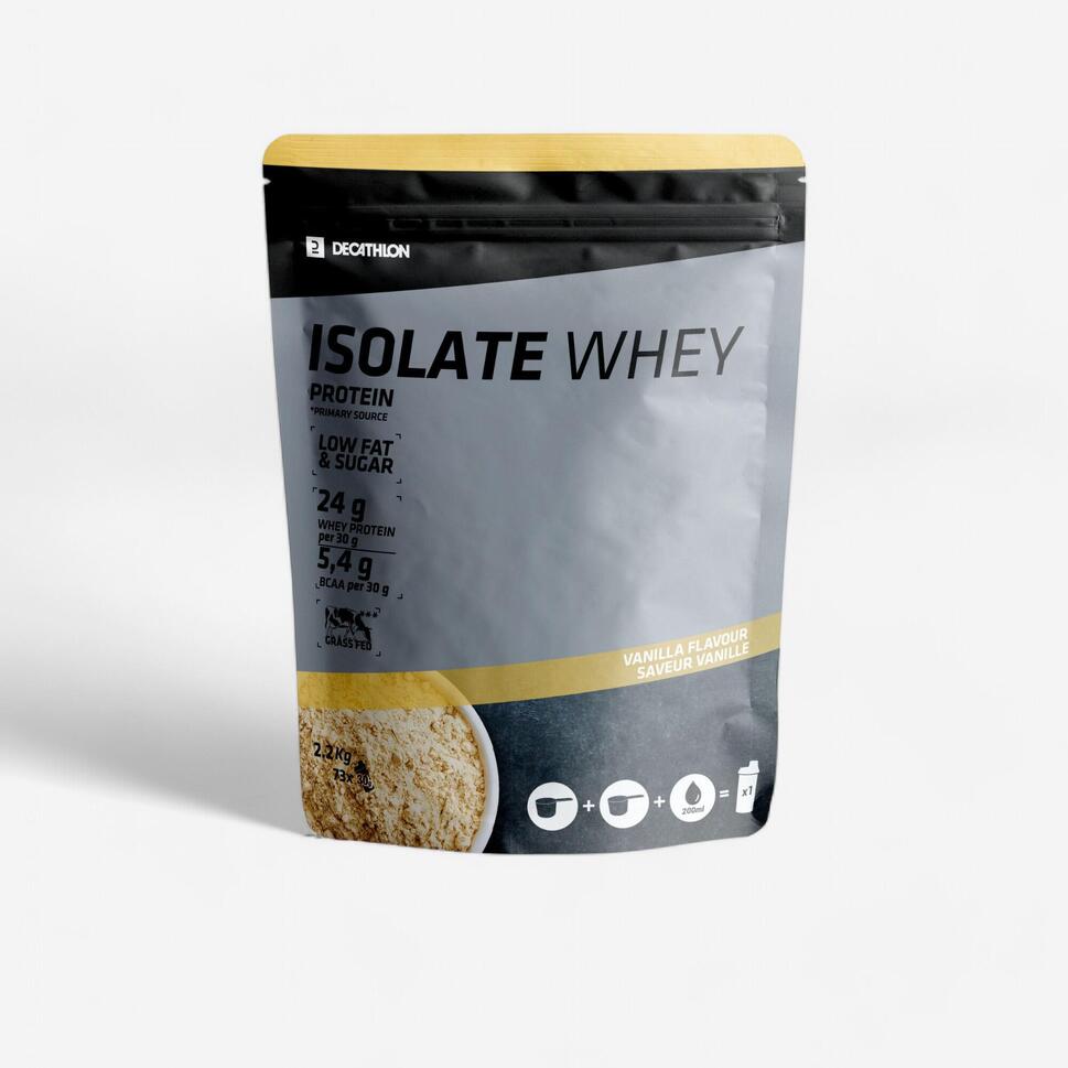 WHEY PROTEINE ISOLATE VANILLE 2,2 kg DOMYOS Decathlon