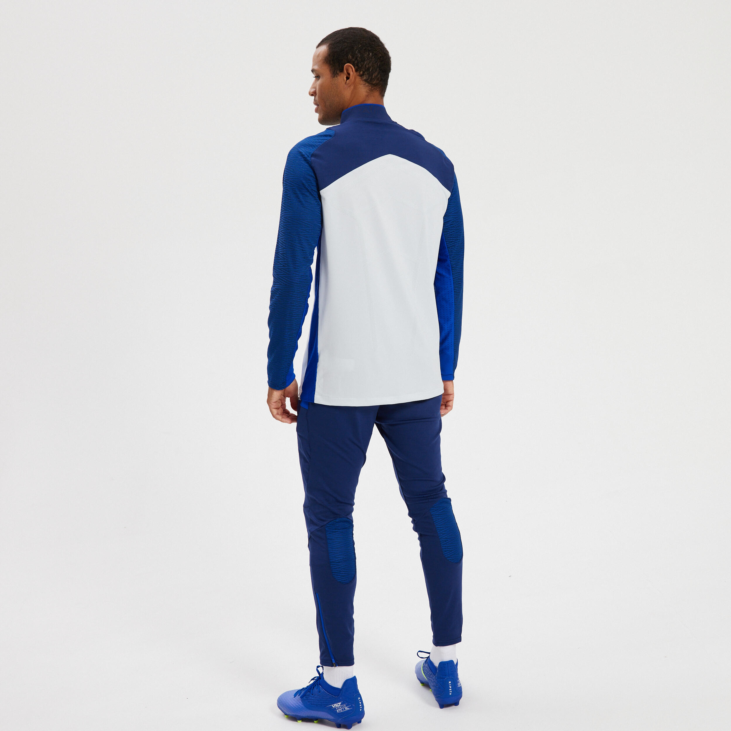 Pantalón de fútbol adulto CLR marino y azul 7/11
