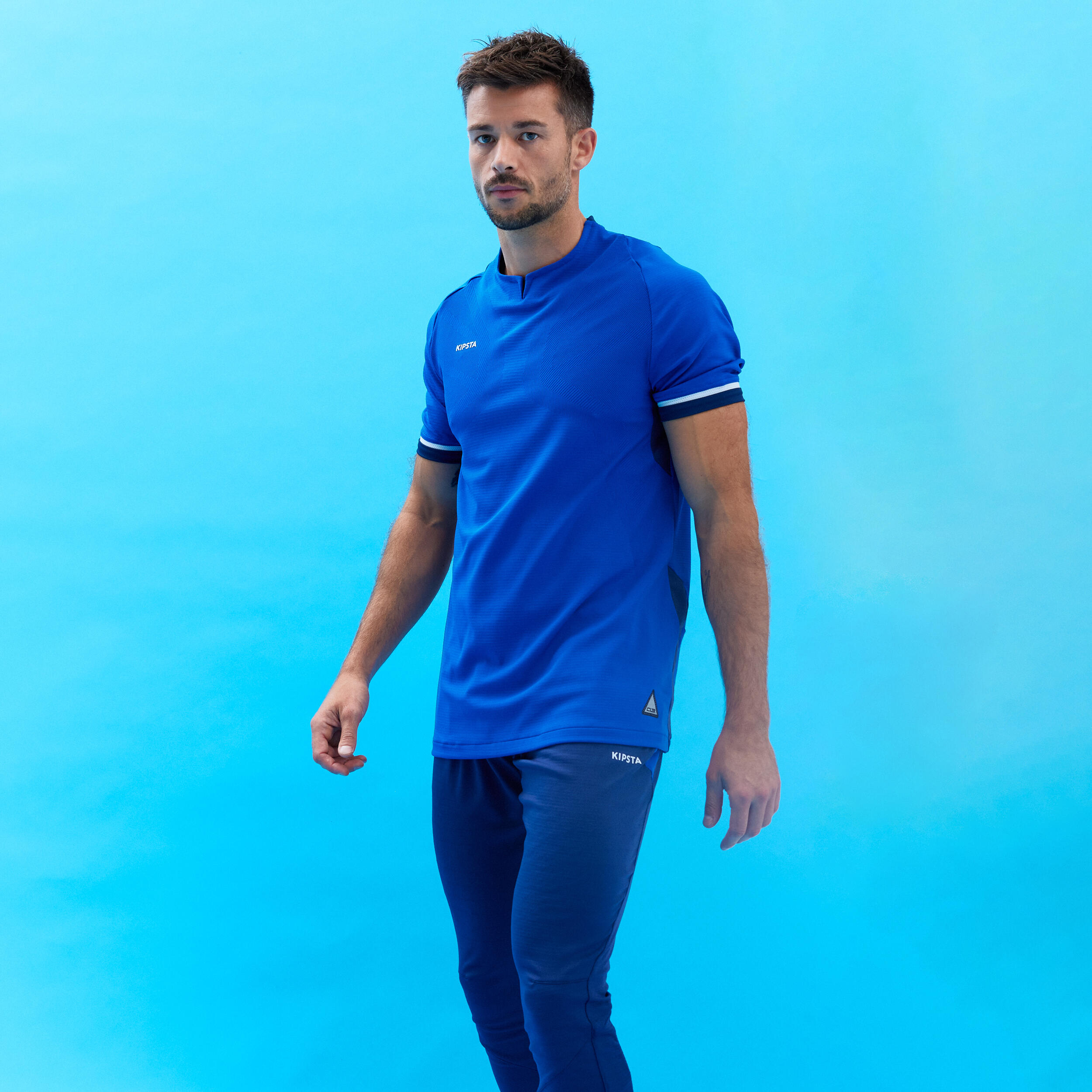 Short-Sleeved Football Shirt CLR - Blue 5/6