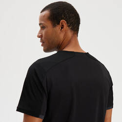 Kids' Short-Sleeved Football Shirt Viralto Solo Classic - Black / Grey Stripes