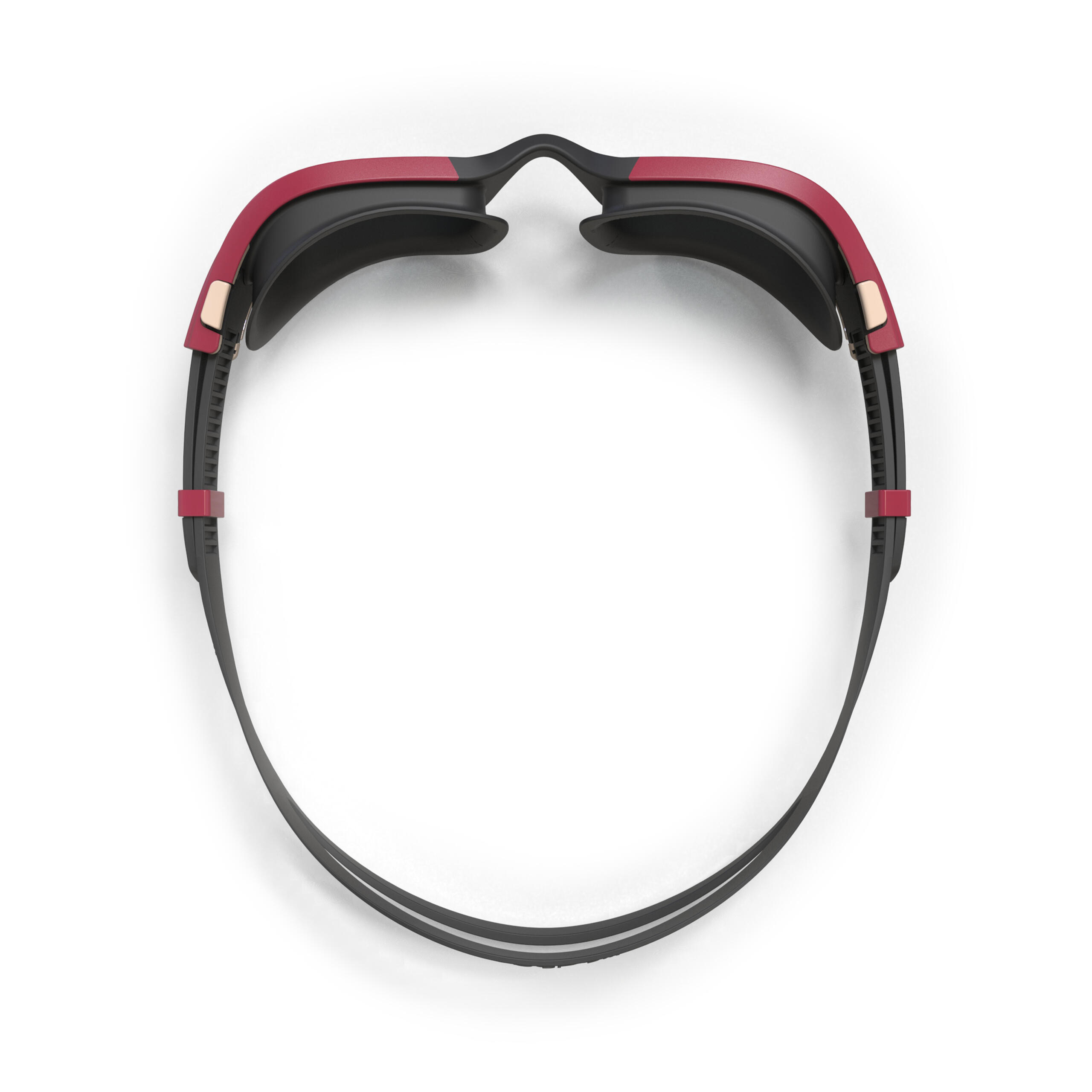 Gafas Natación Spirit Negro Rojo Cristales Ahumados Talla Grande 4/6
