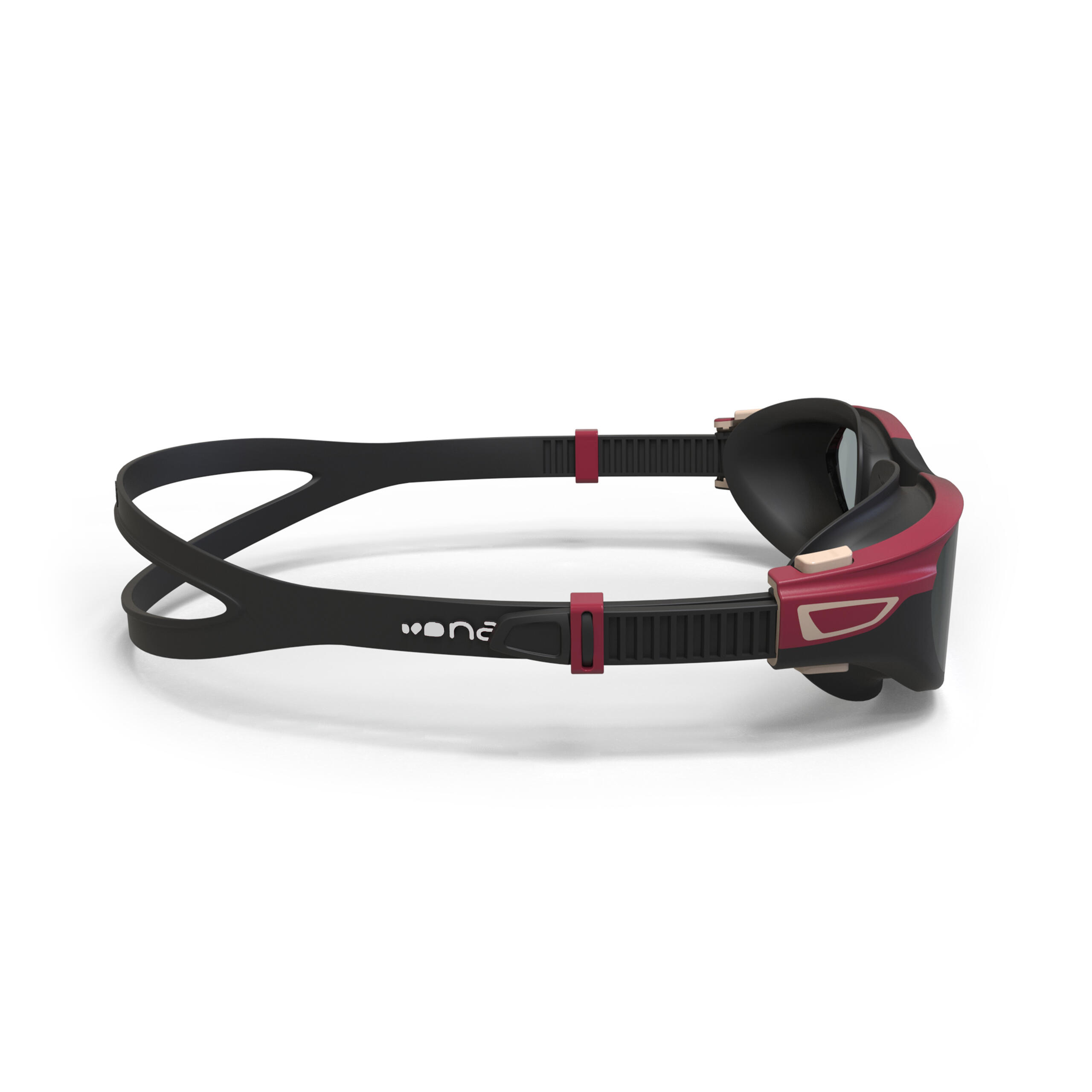 Gafas Natación Spirit Negro Rojo Cristales Ahumados Talla Grande 3/6