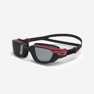 Gafas Natación Spirit Negro Rojo Cristales Ahumados Talla Grande