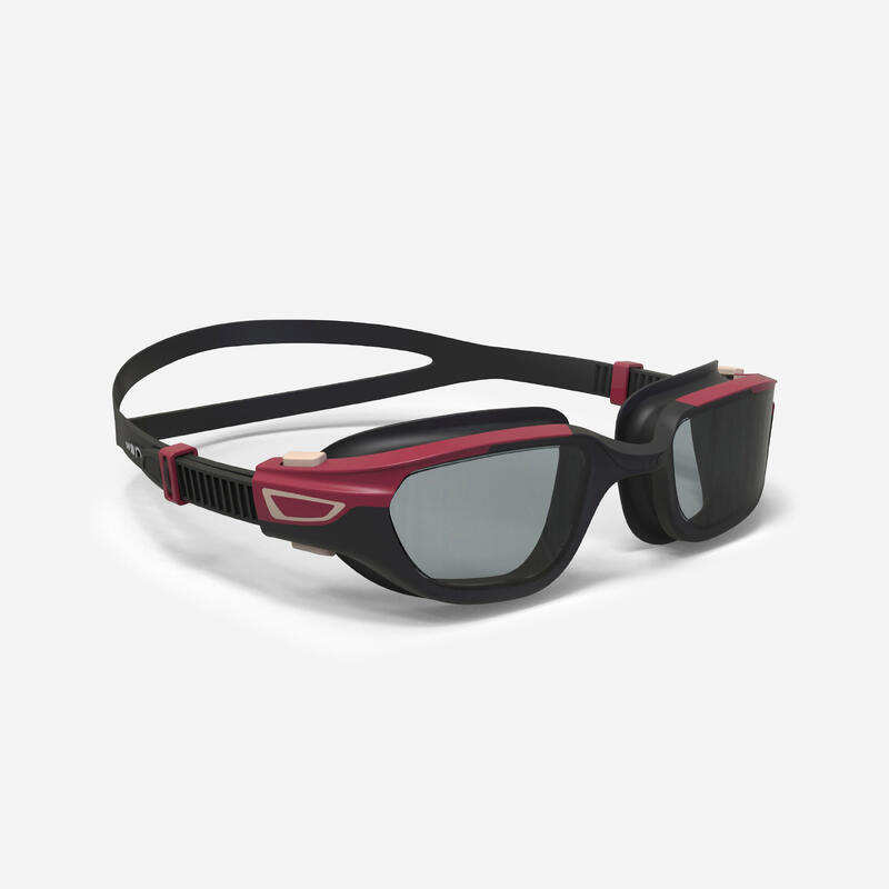 Gafas Natación Spirit Negro Rojo Cristales Ahumados Talla Grande