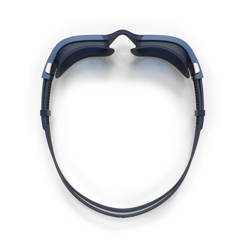 Gafas de natación lente ahumado talla L Nabaiji 500 azul oscuro