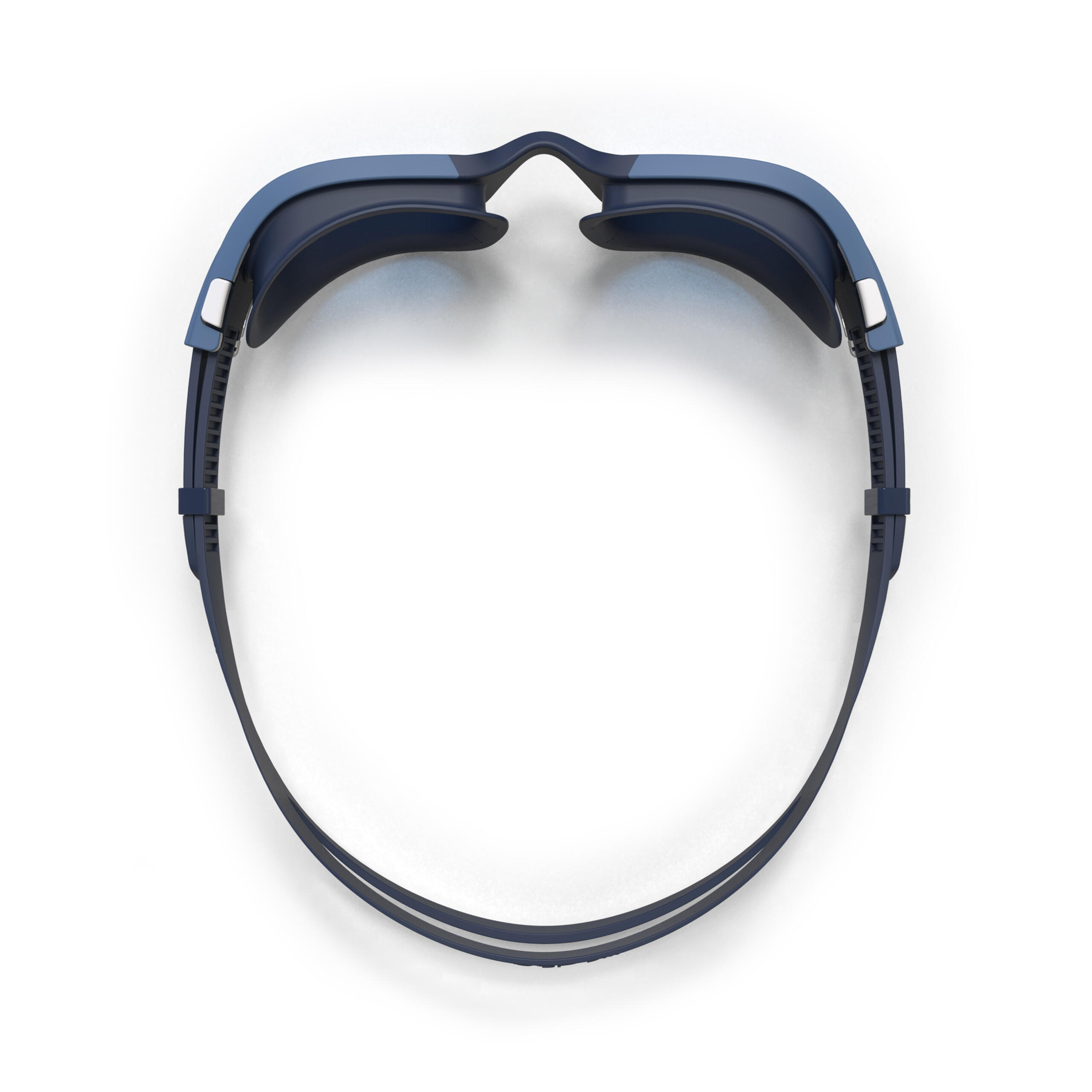 Lentes de natación azul talla L - SPIRIT cristales teñidos 3/5