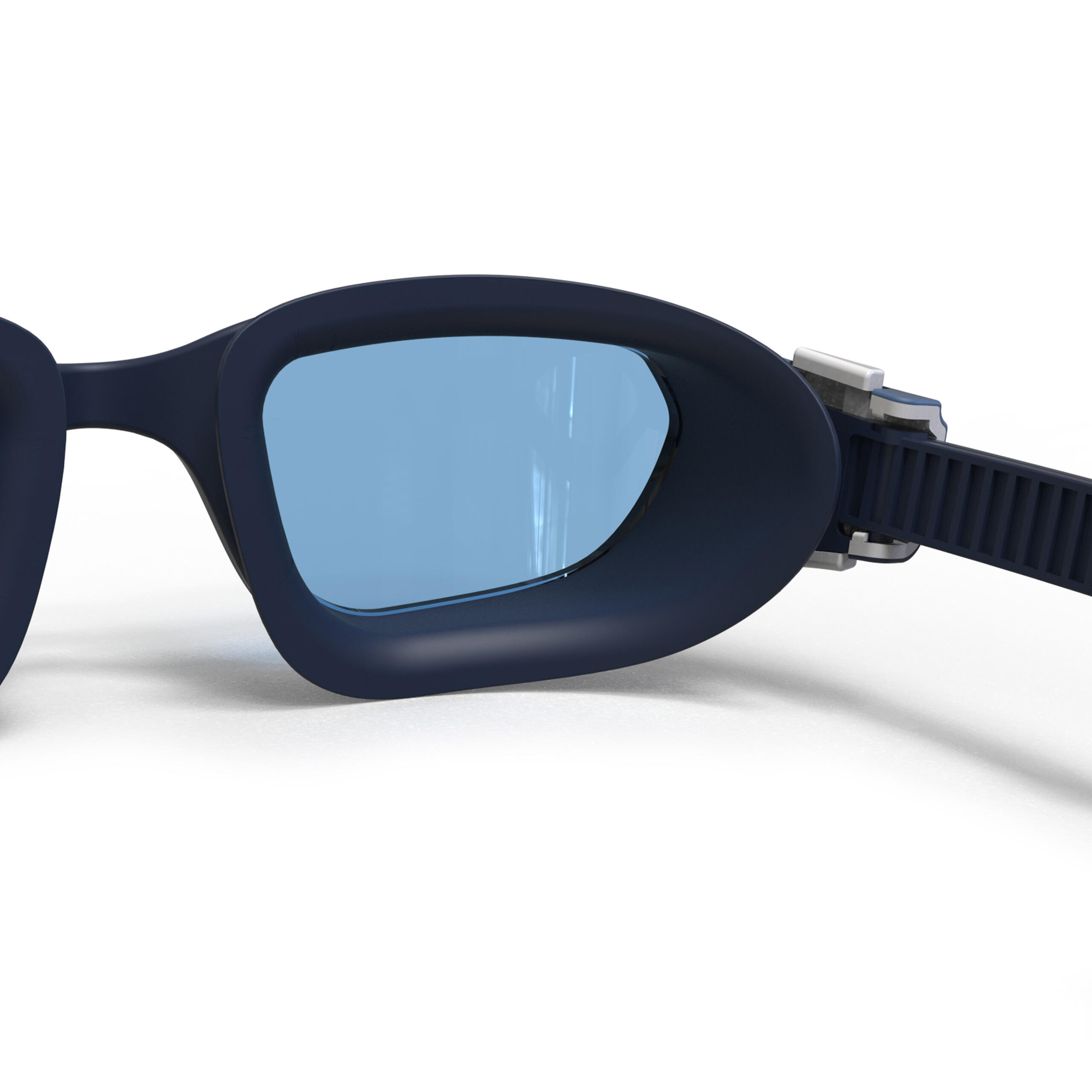 Lentes de natación azul talla L - SPIRIT cristales teñidos 4/5