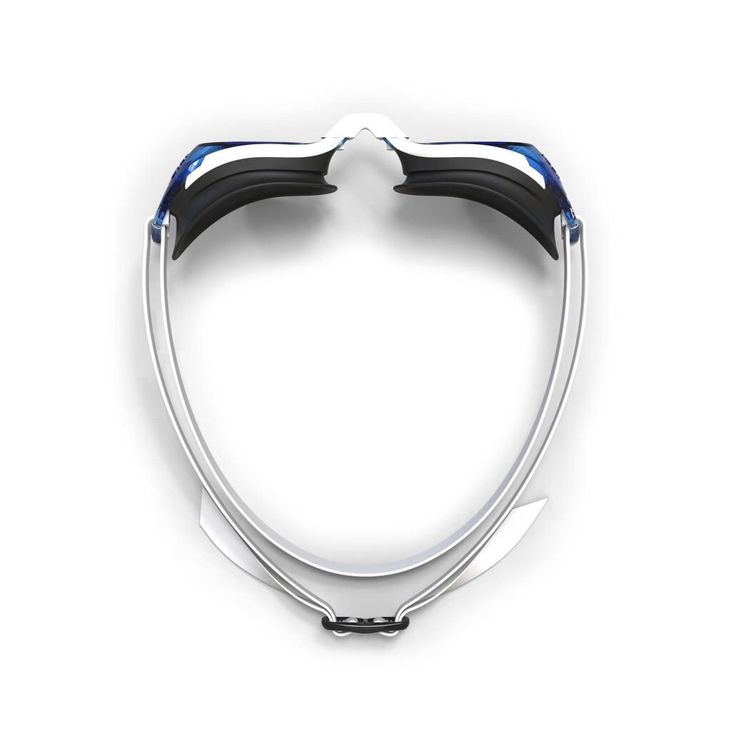 Goggles de natación negros con cristales ahumados negros unitalla Bfit