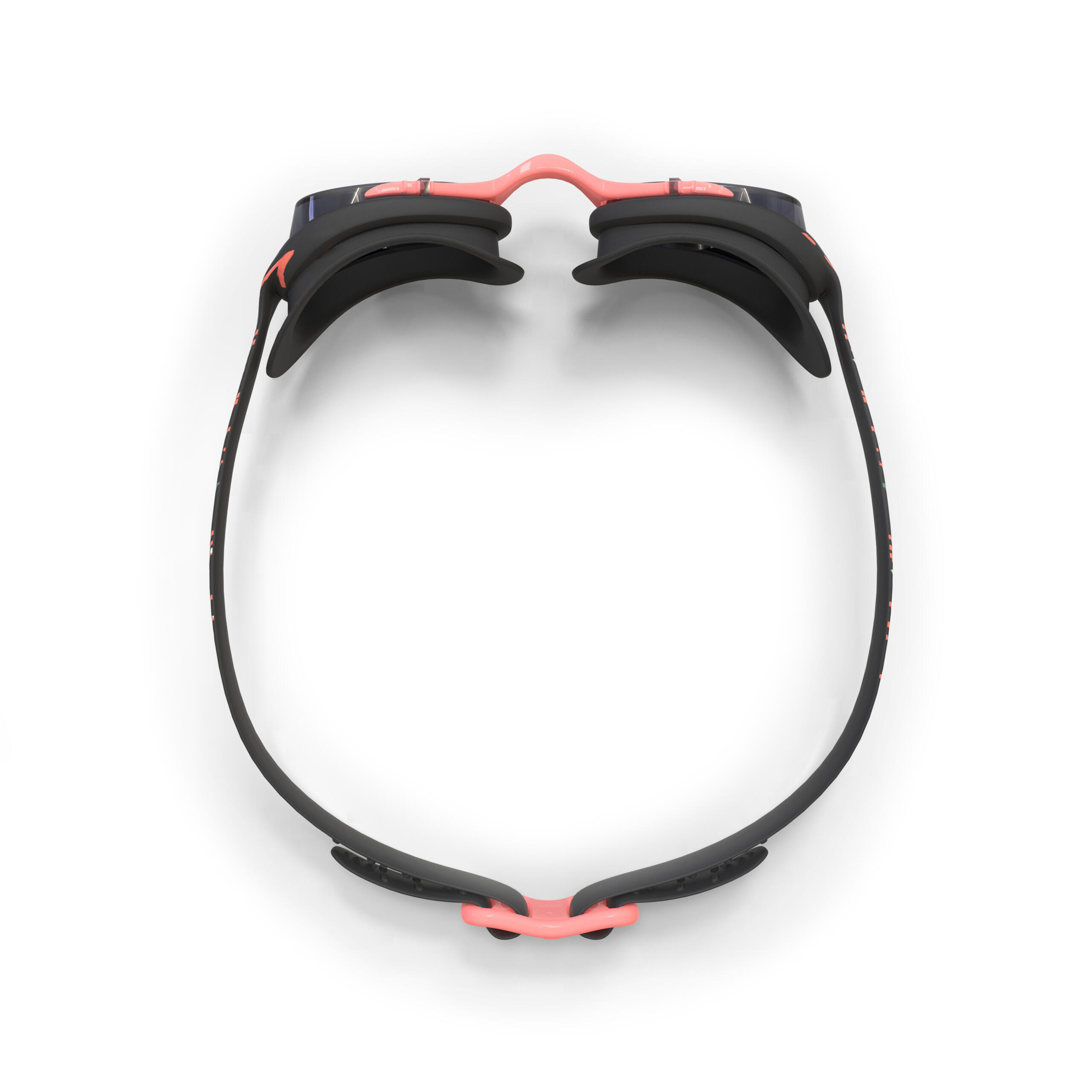 Lunettes de natation taille G - Xbase teintées gris - NABAIJI