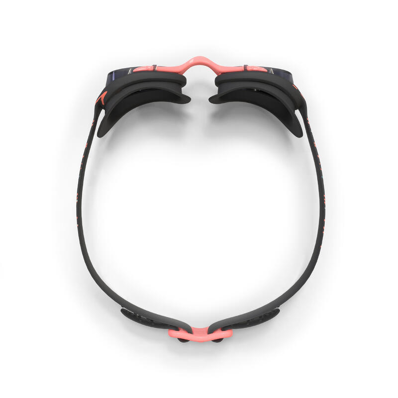 Lunettes de natation Taille L - Xbase noir orange verres teintées gris