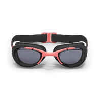 Gafas Natación Xbase Negro Rosa Verde Cristales Claros Talla Única