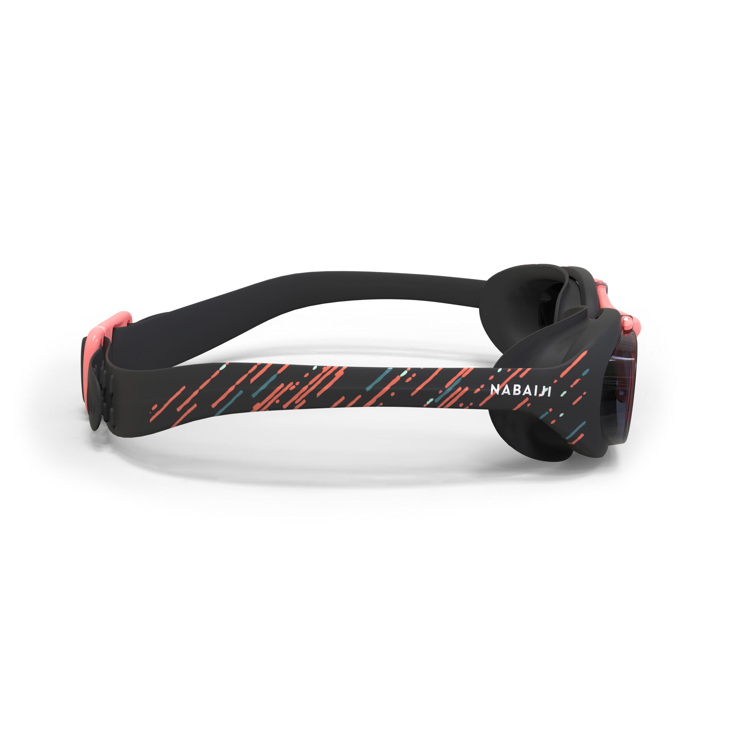 Lunettes de natation taille G - Xbase teintées gris - NABAIJI