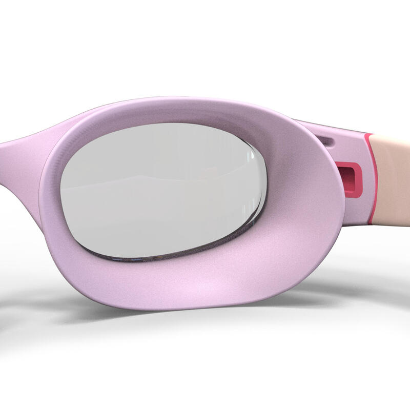 Plavecké brýle Soft 100 s čirými skly velikost S
