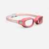 Lunettes De Natation SOFT - Verres Clairs - Petite Taille - Rose Turquoise