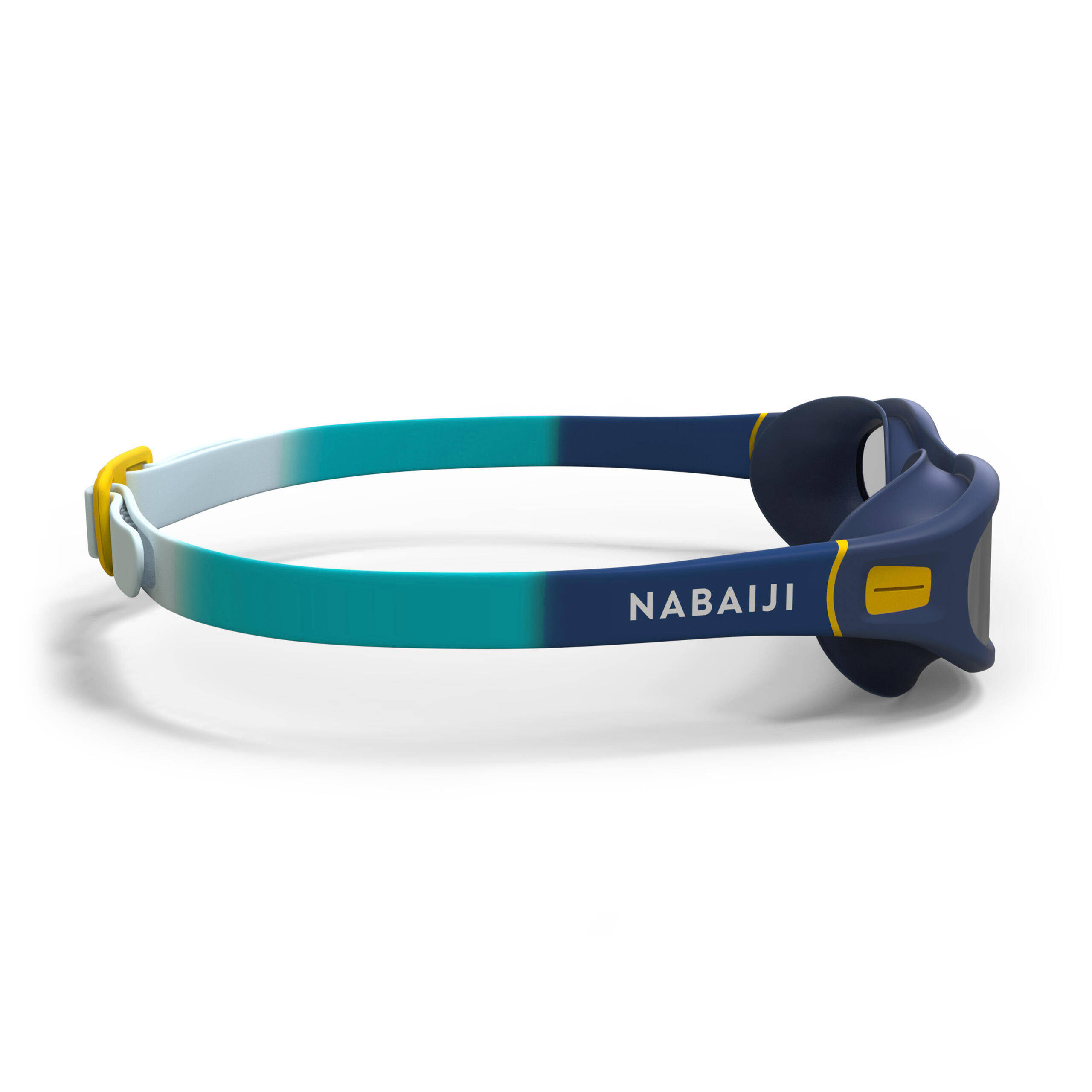 Kids Swimming Goggles UV Protection Anti Fogging Clear Lenses Blue Grey Yellow -  4