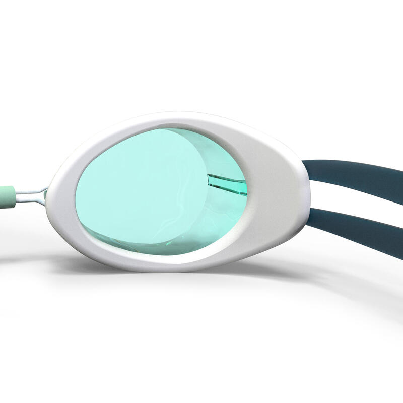 Occhialini svedesi piscina lenti specchio azzurri