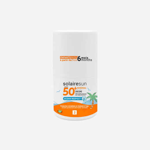 
      Bērnu minerālvielu saules aizsargkrēms ar rullīti, SPF 50+, 50 g
  