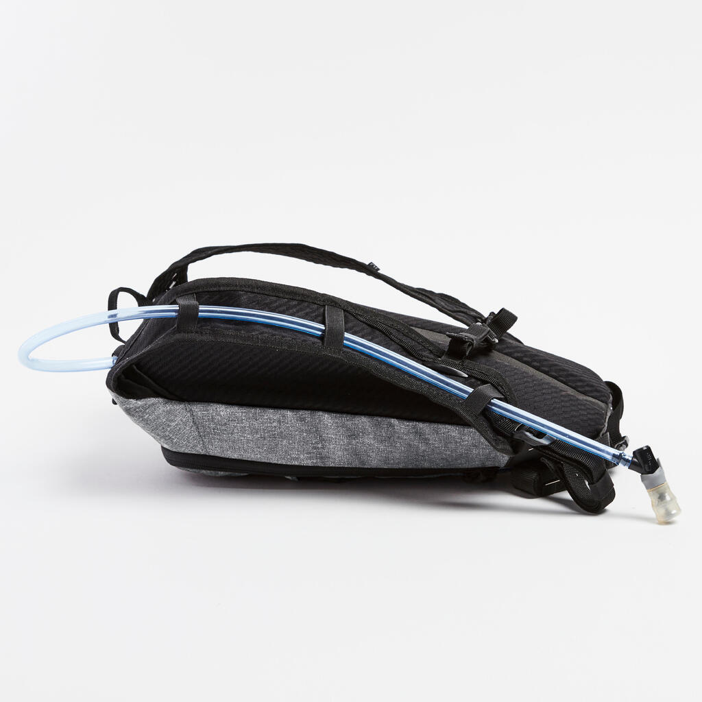 Sac à dos hydratation de vélo 4L/1L eau gris