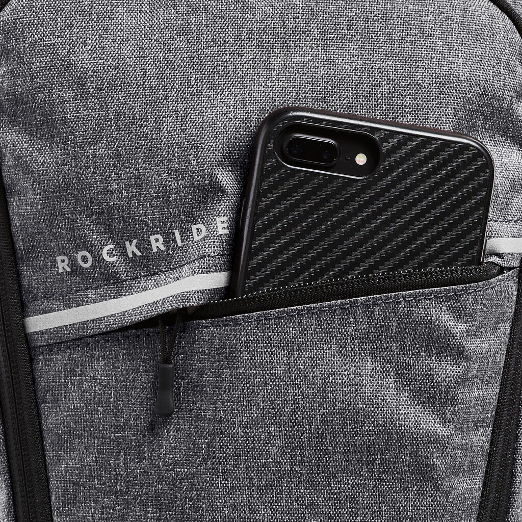 Sac à dos hydratation de vélo 4L/1L eau gris
