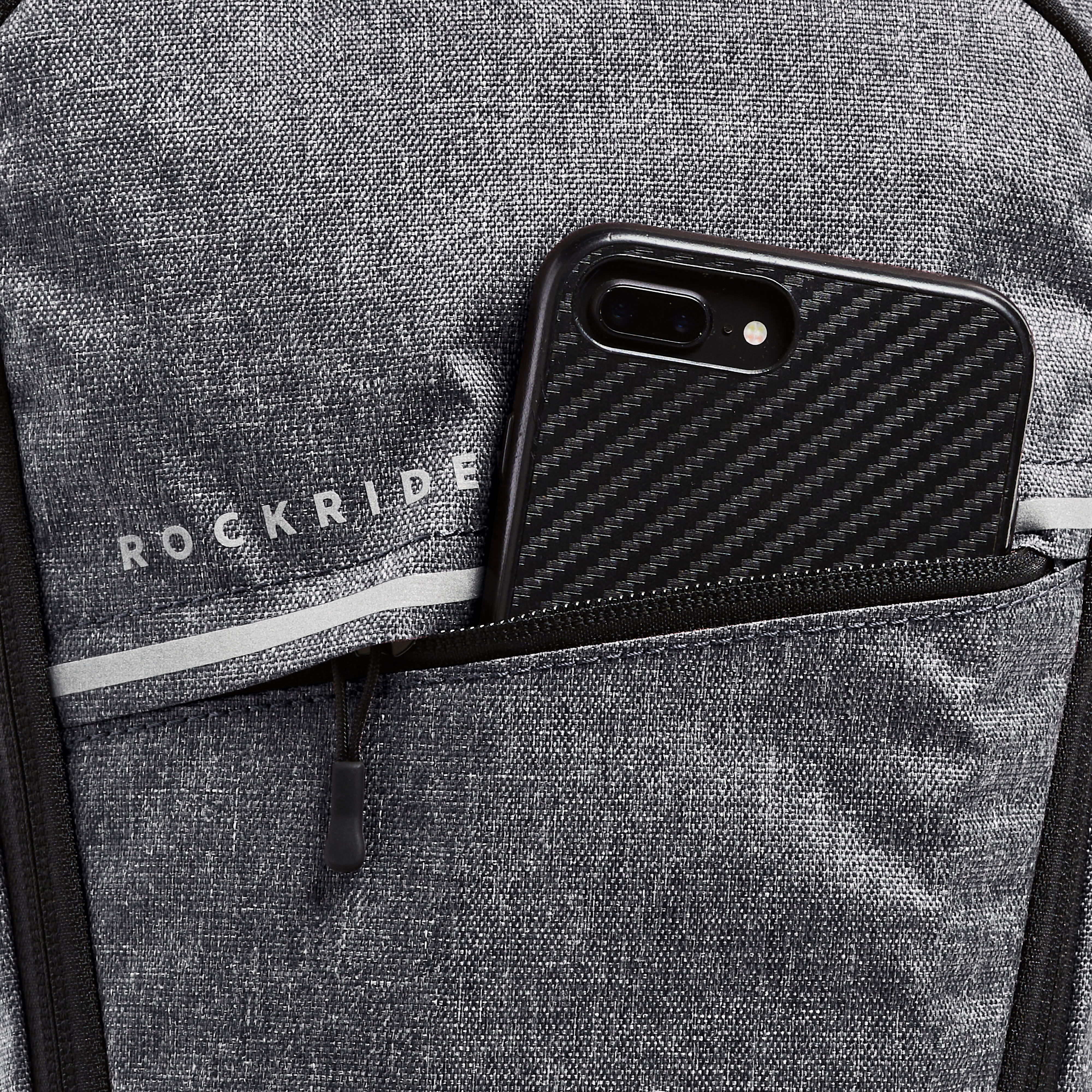 Sac d’hydratation pour vélo de montagne 4 L avec poche à eau de 1 L - ROCKRIDER